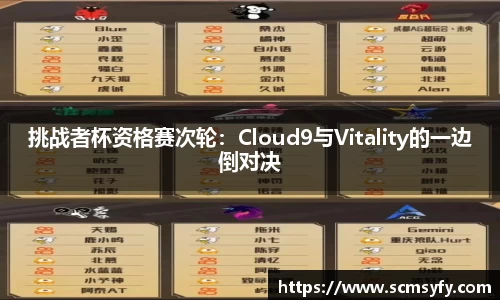 挑战者杯资格赛次轮：Cloud9与Vitality的一边倒对决